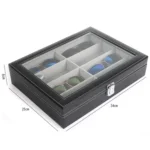 8 Grids Portable Sunglasses Protective Storage Box - Image 6