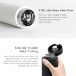Original Xiaomi Mijia 480ML Insulation Vacuum Thermal Cup Water Bottle - Image 2
