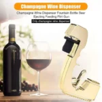 Zinc Alloy Bubbly Blaster Champagne Bottle Squirt Gun Bar Tool - Image 2