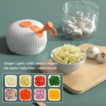 REMAX SL-BM03 Rechew Series Wireless Electric Garlic Stirrer Cordless Portable Food Processor - Image 12