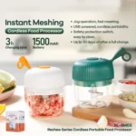 REMAX SL-BM03 Rechew Series Wireless Electric Garlic Stirrer Cordless Portable Food Processor - Image 4