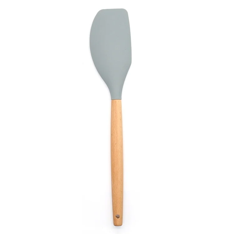 KAP1123.webp Kitchen Silicone Cream Cake Spatula Mixing Scraper Brush Butter Mixer Brushes Baking Tool - Image 1