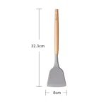 Kitchen Silicone Frying Scoop Fry Shovel Spatula Cooking Utensil - Image 2