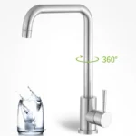304 Stainless Steel Rotatable Faucet Sinks Cold And Hot Water Tap - Image 2