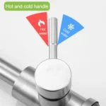 304 Stainless Steel Rotatable Faucet Sinks Cold And Hot Water Tap - Image 7