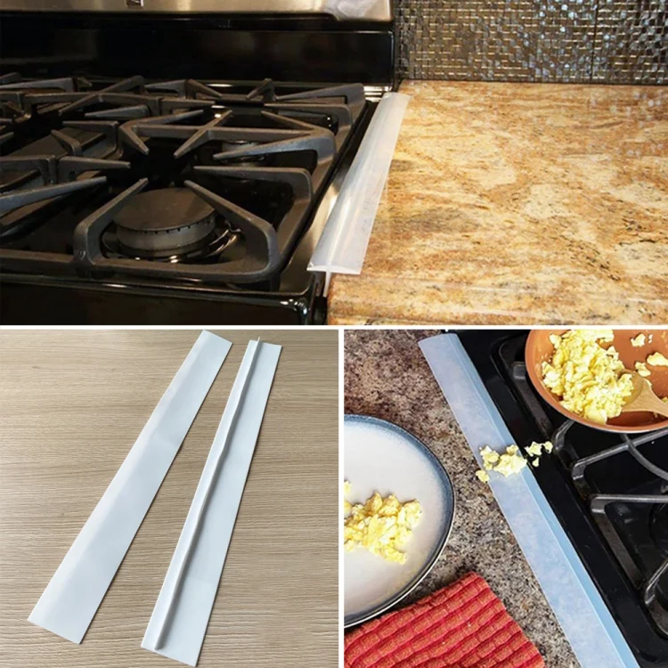 KAP2020W.webp 21 inches Gas Stove Slit Strip Antifouling Dustproof Waterproof Kitchen Sealing Strip - Image 1