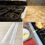 2 PCS 25 inches Gas Stove Slit Strip Antifouling Dustproof Waterproof Kitchen Sealing Strip