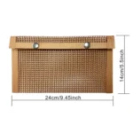 Barbecue Heat Resistant Non-stick Grilling Mesh BBQ Baking Bag, Size: 24 x 14cm (Copper) - Image 2