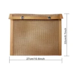 Barbecue Heat Resistant Non-stick Grilling Mesh BBQ Baking Bag, Size: 27 x 22cm (Copper) - Image 2