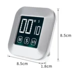 TS-83 Touch Timer Alarm Clock Kitchen Food LCD Large Screen Countdown Electronic Reminder - Image 2