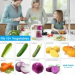 Multifunctional Manual Vegetable Grater Potatoes Carrots Cutter Slicer, Random Color Delivery - Image 6