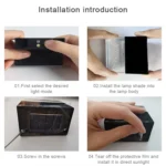 4pcs LED Solar Deck Light Waterproof Garden / Home / Driveway / Stairs / Outside Wall - Image 5