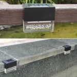 4pcs LED Solar Deck Light Waterproof Garden / Home / Driveway / Stairs / Outside Wall - Image 9