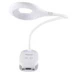 TGX-770 3-grade Brightness Touch Dimmer LED Desk Lamp, 28 LEDs Flexible Goose Neck Hollow Ring Design Eye Protection Light with Clip & Small Night Light Function - Image 2