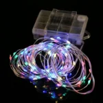 50 LEDs 3 x AA Batteries Box Fairy Lamp Decorative Light with Remote Control, DC 5V - Image 6