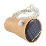 1m 10 LEDs SMD 0603 Solar Powered Copper Wire String Light Fairy Lamp Decorative Light - Image 3