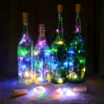 1m 10 LEDs SMD 0603 Solar Powered Copper Wire String Light Fairy Lamp Decorative Light - Image 7