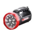 5W 9 LEDs Rechargeable Strong LED Flashlight 2-Modes Outdoors Searchlight