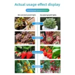 30W Triple Heads Adjustable Spectrum Timing LED Lamp for Plant Growth Lighting, USB Plug DC 5V - Image 7