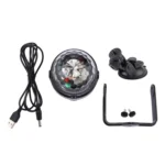 3W RGB Magic Ball LED Stage Light , USB Sound Control Rotating Disco DJ Light, DC 5V - Image 5