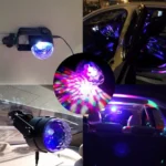 3W RGB Magic Ball LED Stage Light , USB Sound Control Rotating Disco DJ Light, DC 5V - Image 7