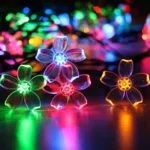 6m 40 LEDs Cherry Blossom  Holiday Decorative Light, Battery Powered - Image 3