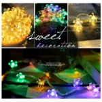 6m 40 LEDs Cherry Blossom  Holiday Decorative Light, Battery Powered - Image 4