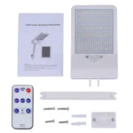 6W 800LM 48 LEDs Solar Remote Control Flat Lamp with Bracket - Image 6