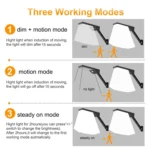 6W 800LM 48 LEDs Solar Remote Control Flat Lamp with Bracket - Image 9