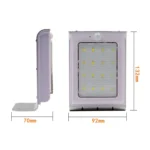 LED Human Body Induction Outdoor Garden Solar Wall Light - Image 4