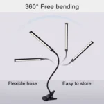 LED Desk Lamp 8W Folding Adjustable Eye Protection Table Lamp, USB Plug-in Version - Image 3