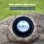 Solar Powered Simulated Stone Spotlight LED Light IP65 Waterproof Outdoor Garden Lawn Lamp - Image 12