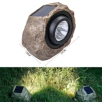 Solar Powered Simulated Stone Spotlight LED Light IP65 Waterproof Outdoor Garden Lawn Lamp - Image 3
