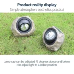 Solar Powered Simulated Stone Spotlight LED Light IP65 Waterproof Outdoor Garden Lawn Lamp - Image 5