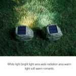 Solar Powered Simulated Stone Spotlight LED Light IP65 Waterproof Outdoor Garden Lawn Lamp - Image 8