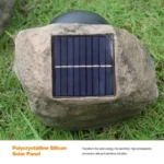 Solar Powered Simulated Stone Spotlight LED Light IP65 Waterproof Outdoor Garden Lawn Lamp - Image 9