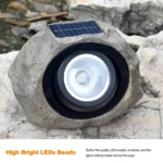 Solar Powered Simulated Stone Spotlight LED Light IP65 Waterproof Outdoor Garden Lawn Lamp - Image 10