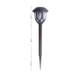 Solar Energy Coffee Outdoor Lawn Lamp IP65 Waterproof LED Decorative Garden Light - Image 2