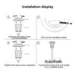 Solar Energy Coffee Outdoor Lawn Lamp IP65 Waterproof LED Decorative Garden Light - Image 11