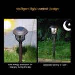 Solar Energy Coffee Outdoor Lawn Lamp IP65 Waterproof LED Decorative Garden Light - Image 7