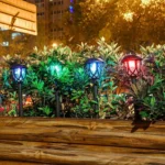 Solar Energy Coffee Outdoor Lawn Lamp IP65 Waterproof LED Decorative Garden Light - Image 9