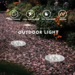 2 PCS 10 LEDs Solar Powered Buried Light Under Ground Lamp IP65 Waterproof Outdoor Garden Street Light - Image 8