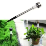10 PCS Solar Energy Outdoor Lawn Lamp Stainless Steel IP65 Waterproof LED Decorative Garden Light - Image 6