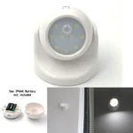 9 LEDs 240 LM 6000K 360 Degrees Rotation Wireless Motion Sensor Wardrobe Light / Night Light / Wall Lamp for bedroom, living room, bathroom, aisle - Image 9