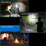 400 LM Multi-function USB Charging Portable Emergency Work Stand Light with Magnetic & 360 Degrees Swivel Hook - Image 14