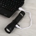 W545 Portable USB Charging LED Electric Torch Flashlight - Image 6