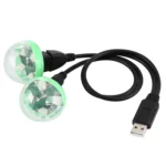 4W RGB 1 to 2 USB LED Crystal Magic Ball Stage Light - Image 2