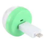 4W RGB USB LED Crystal Magic Ball Stage Light with 8 Pin Adapter - Image 3