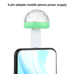 4W RGB USB LED Crystal Magic Ball Stage Light with 8 Pin Adapter - Image 5