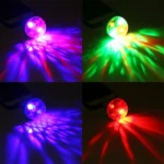4W RGB USB LED Crystal Magic Ball Stage Light with 8 Pin Adapter - Image 9